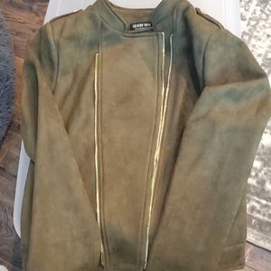 Fashion nova army green coat